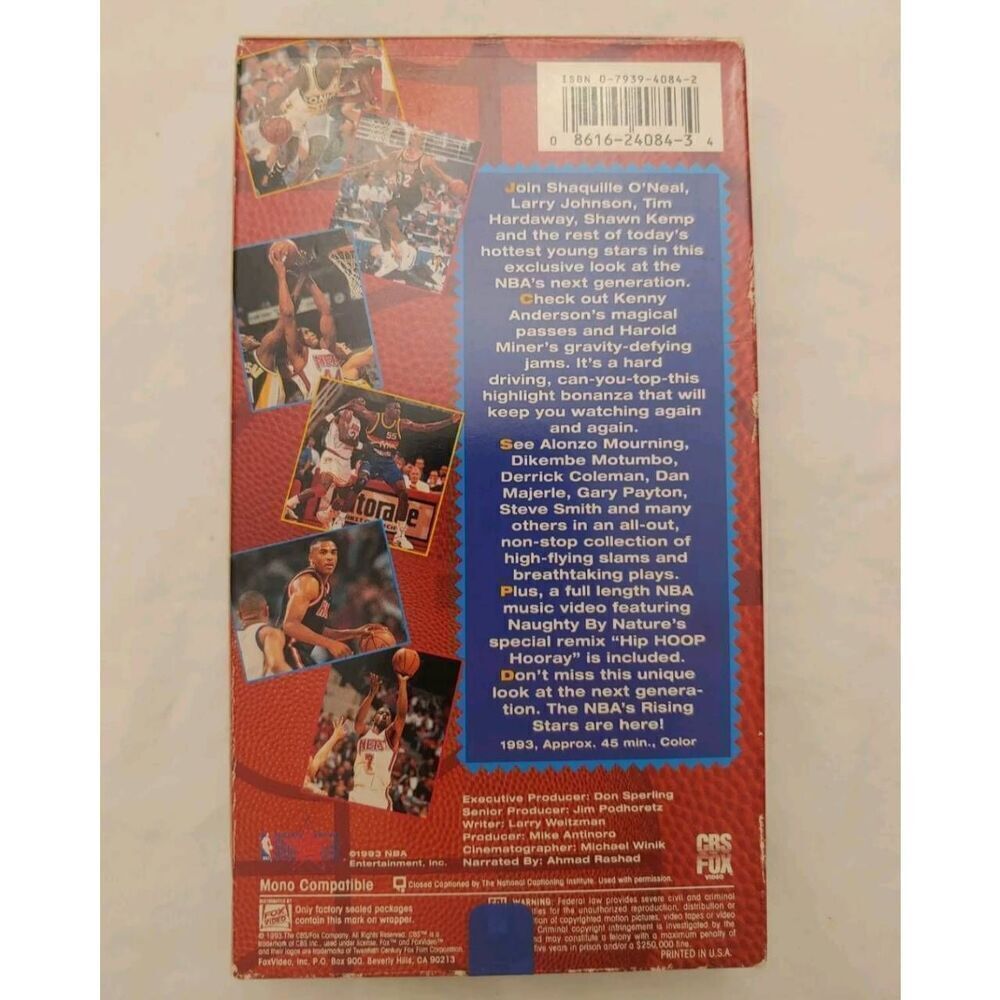 NBA Rising Stars (VHS, 1993) - Picture 2 of 3